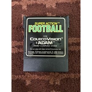 Super Action Football ColecoVision ADAM Family Computer System 1983 Cartridge